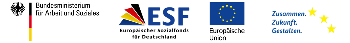 Logoleiste ESF-Programm Zukunftszentren